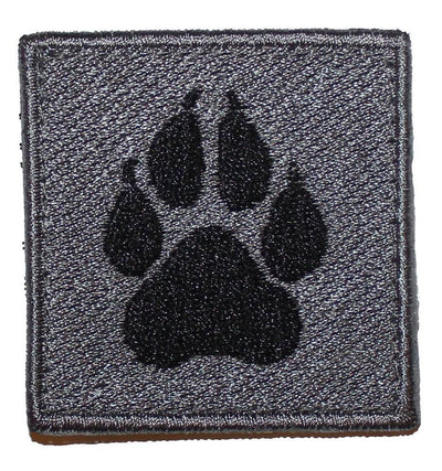 K9 Square Paw Light Grey Patch - 2 Pack